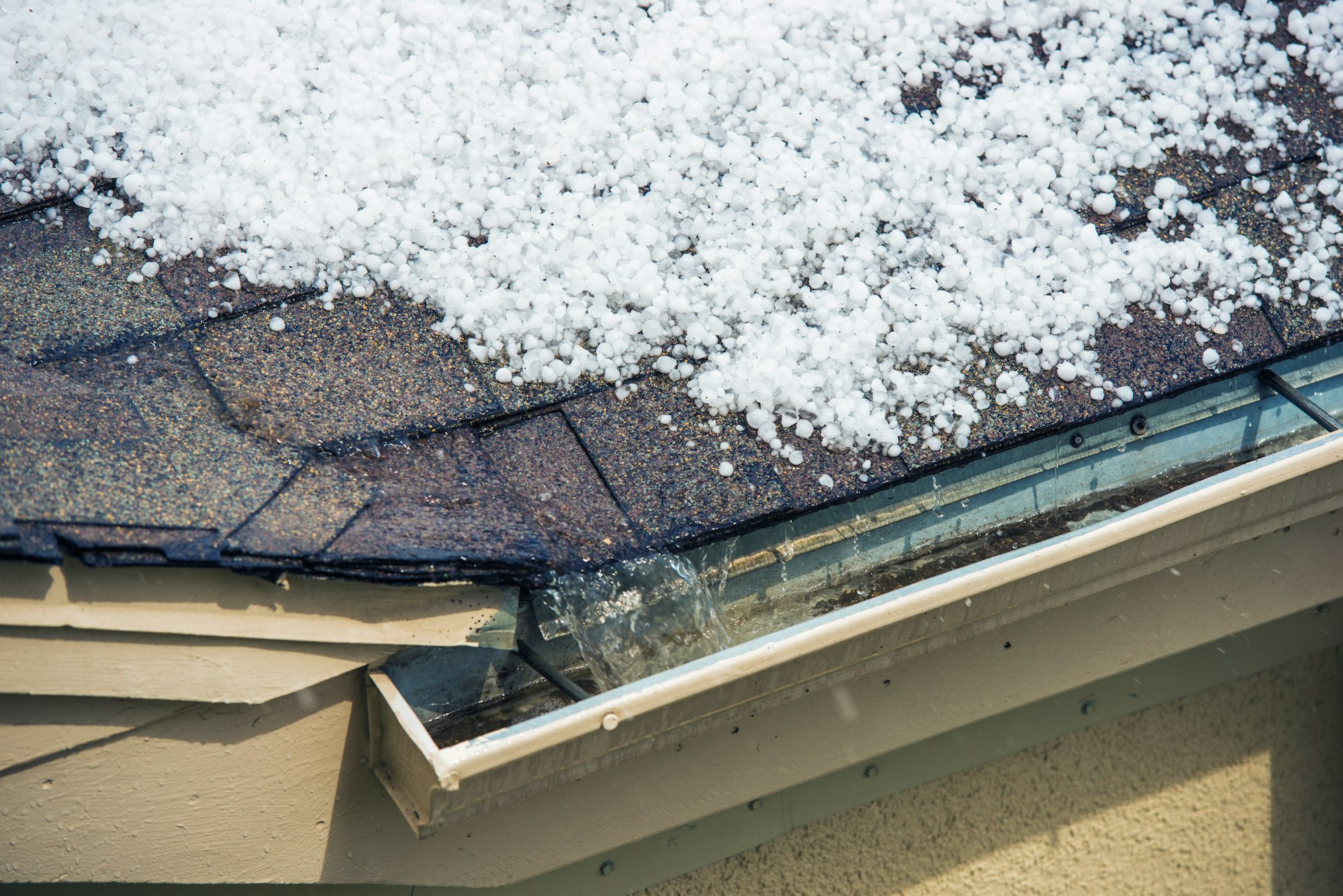 Hail damage roof tips Texas homeowners