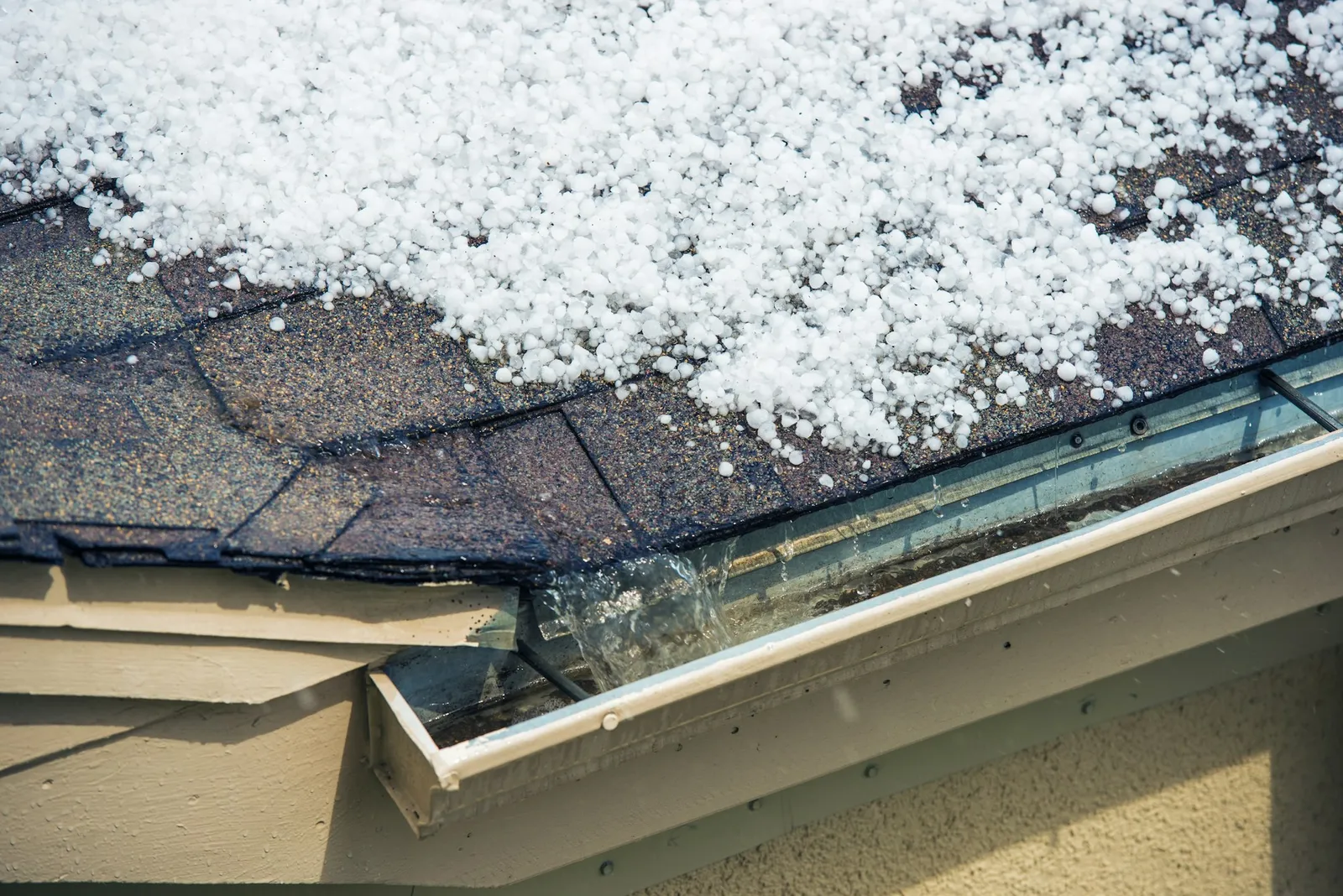 Hail damage roof Houston TX