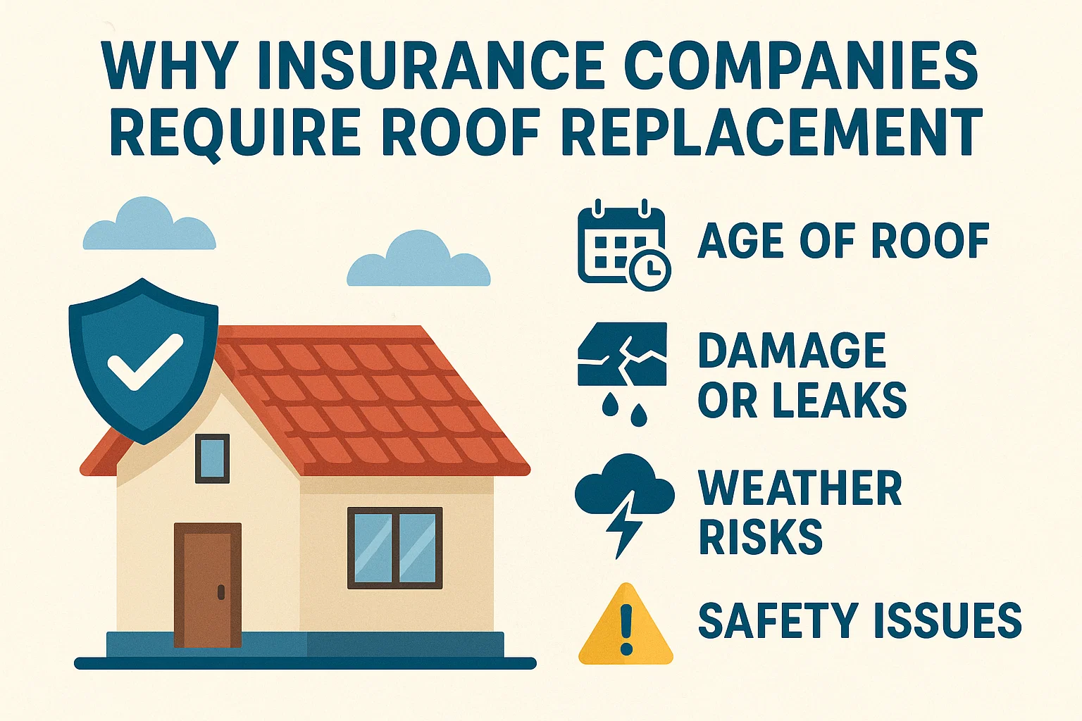 Insurance requiring roof replacement