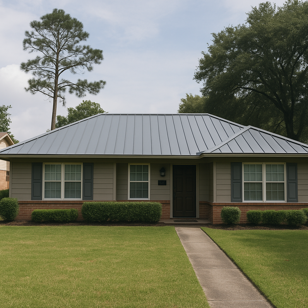Metal Roof by RISE Roofing Houston TX
