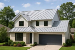 Standing seam metal roof Houston